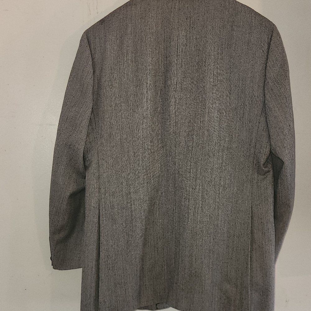 Angelo Donati Gray Men's Xl Two-Button Blazer - Classic Tailored Style View 2